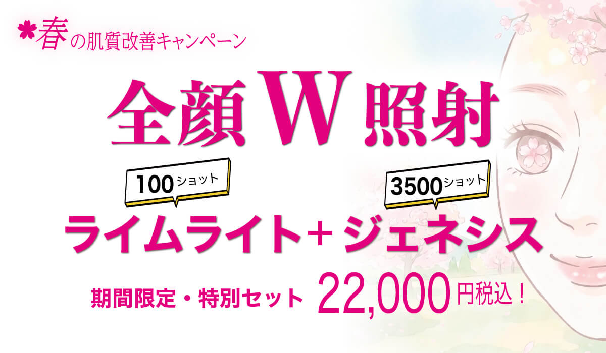 全顔ライムライト・ジェネシスキャンペーン